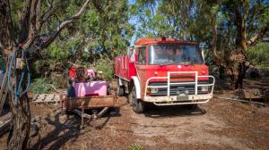 Prostředky zaslané do Mt Rothwell byly využity k pořízení nového hasičského auta, protipožárních pomůcek, stroje na vysekávání protipožárních pásů a na zajištění protipožárního tréninku zaměstnanců. Foto: Miroslav Bobek, Zoo Praha
